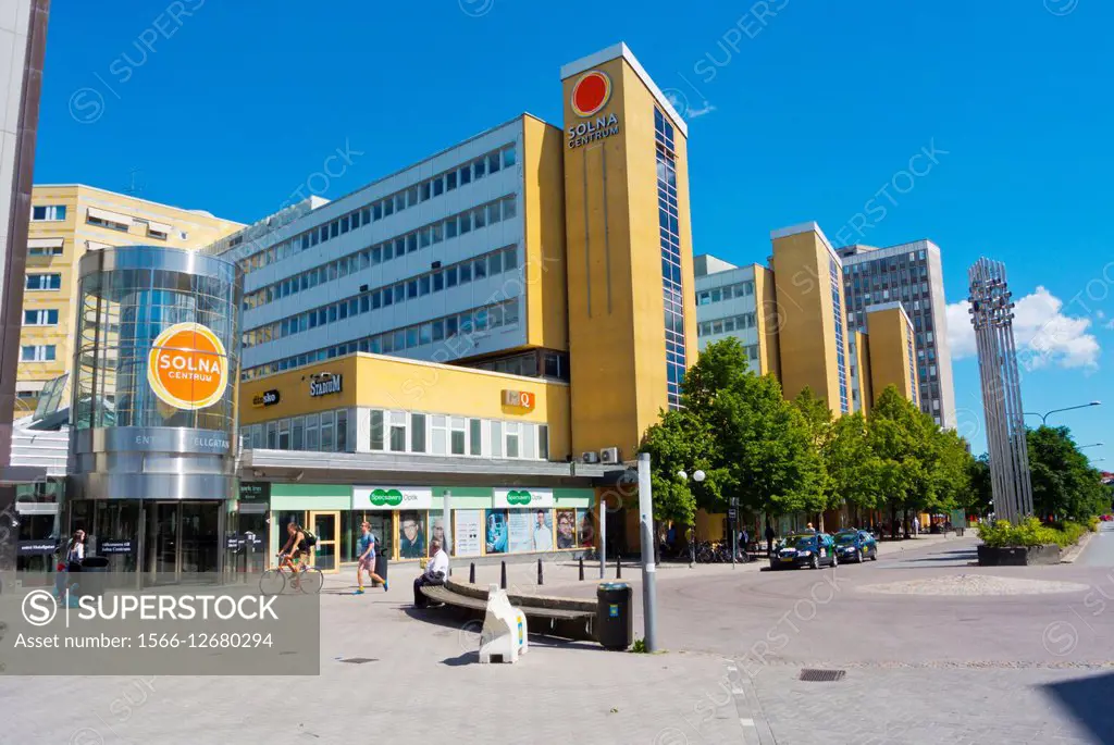 Solna centrum shopping centre, Solna Torg, Solna district, Stockholm, Sweden.