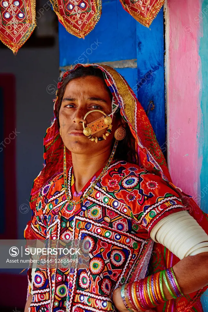 India, Gujarat, Kutch, Hodka village, Harijan ethnic group.