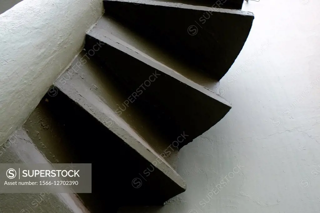 Cityscape, Twin Spiral Staircases, Padungan street, kuching, sarawak, malaysia, borneo