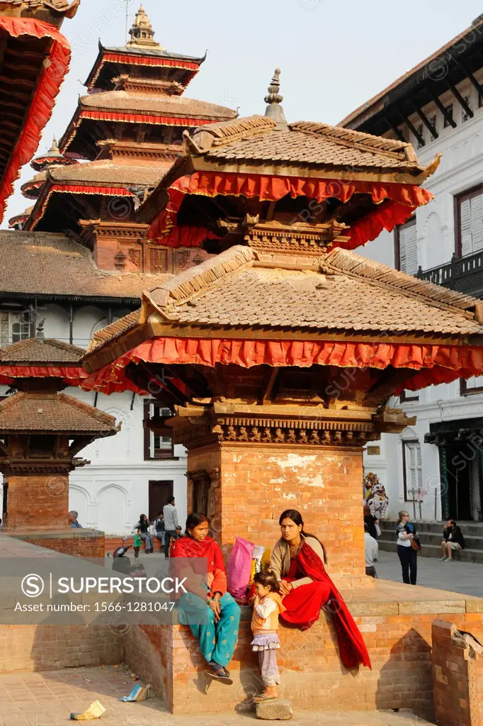 Nepal, City of Kathmandu, the royal Kathmandu Durbar Square, royal palace