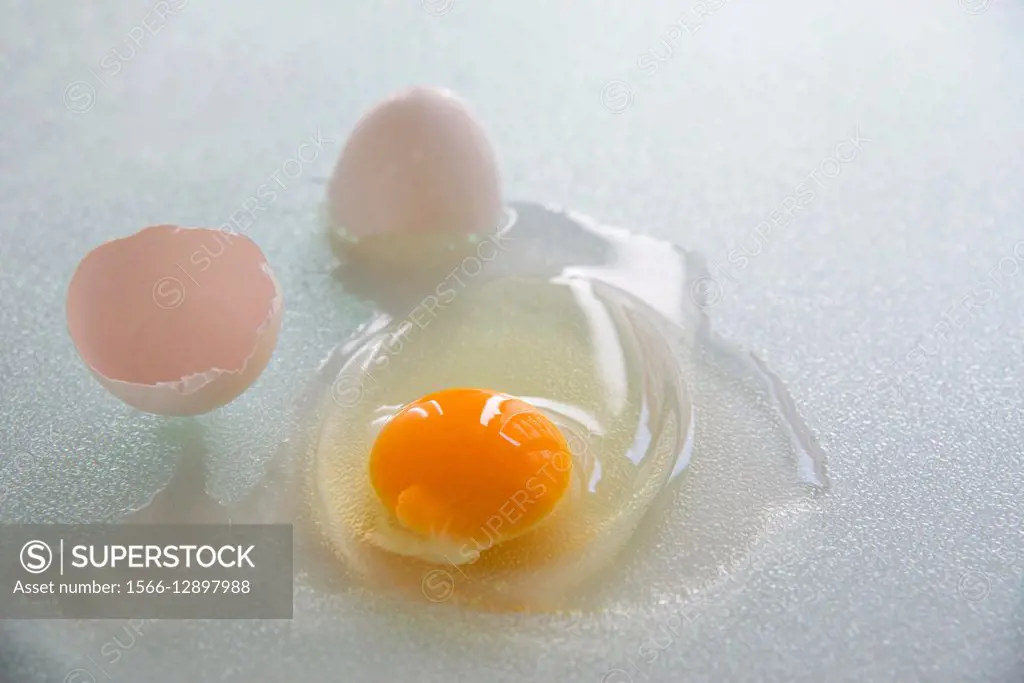 Cracked egg.