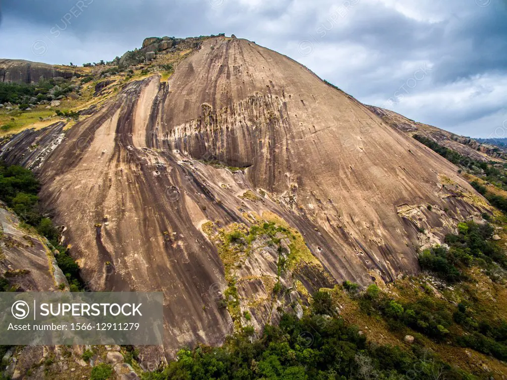 Sibebe Rock in Mbabane in Swaziland, Africa.