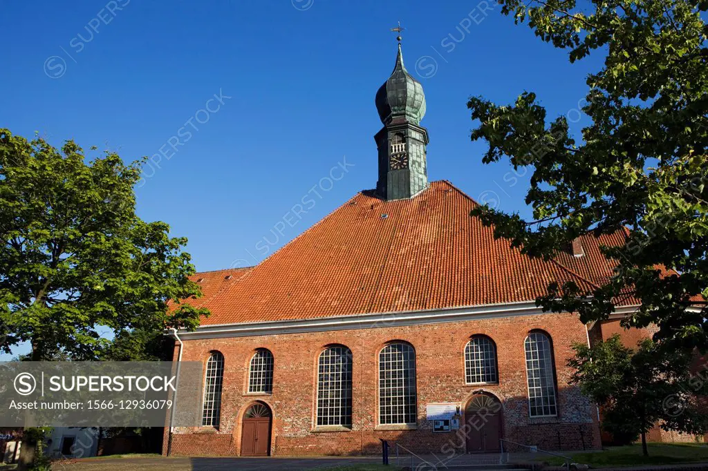 Bartholomaeus Church Wesselburen, Dithmarschen; Schleswig-Holstein; Germany.