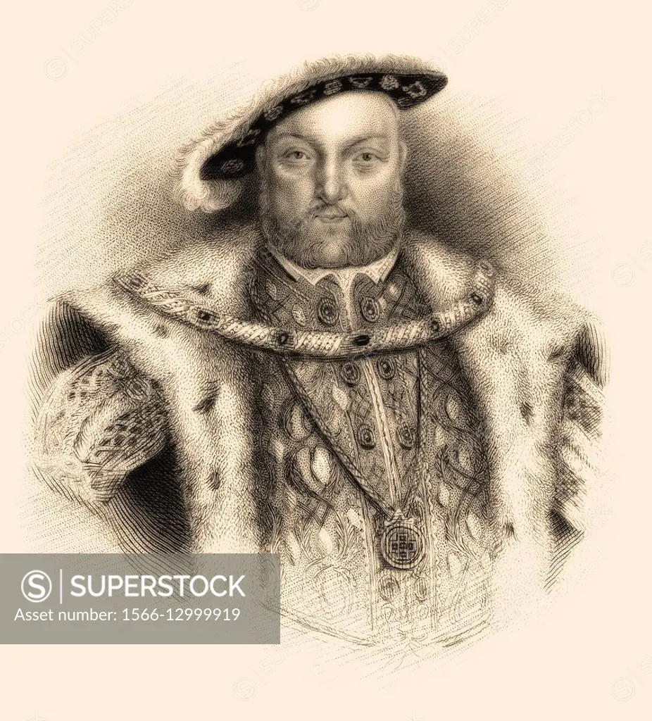 Henry VIII, 1491-1547, King of England,.