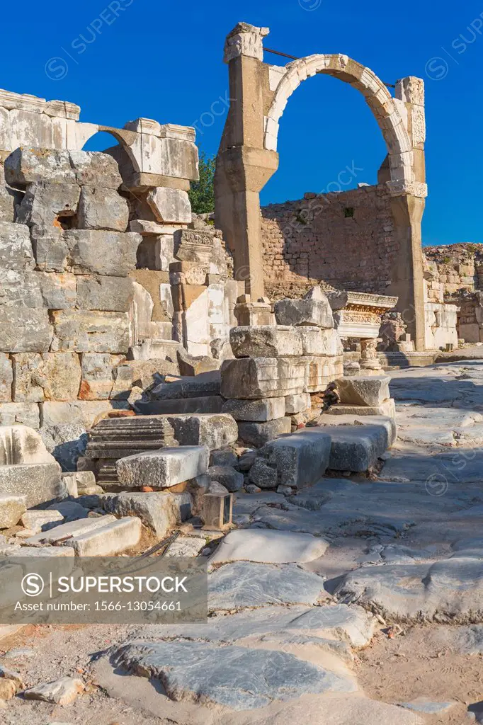 Ruins of ancient Ephesus, Selcuk, Izmir Province, Turkey.