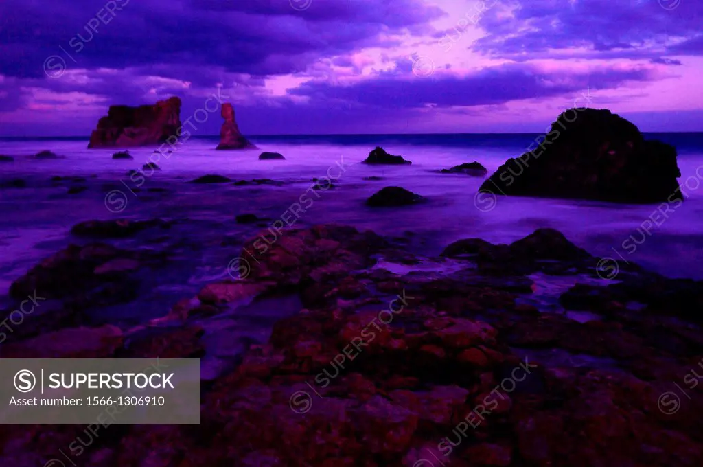 Cleopatra´s bath at the Drowned Palace of Cleopatra, Marsa Matrouh, Egypt