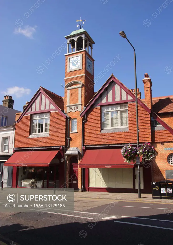 Old Fire Station Clock Tower Wimbledon Village London.