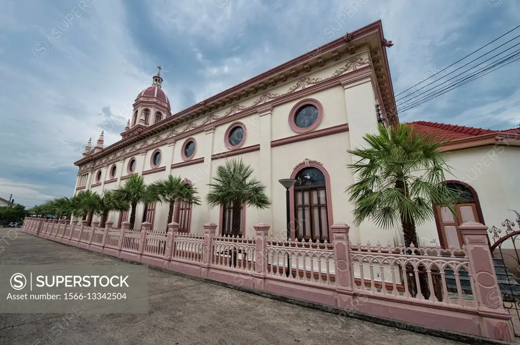 The Portuguese Santa Cruz Church Kudi Jin in Bangkok Thailand