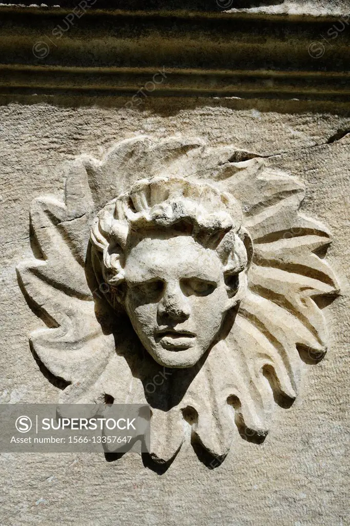 Figurehead Frieze. Aphrodisias. Ancient Greece. Asia Minor. Turkey.