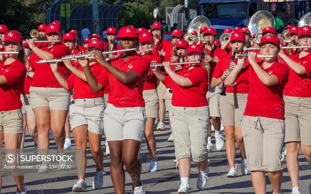 Detroit Michigan The Chippewa Valley High School marching band