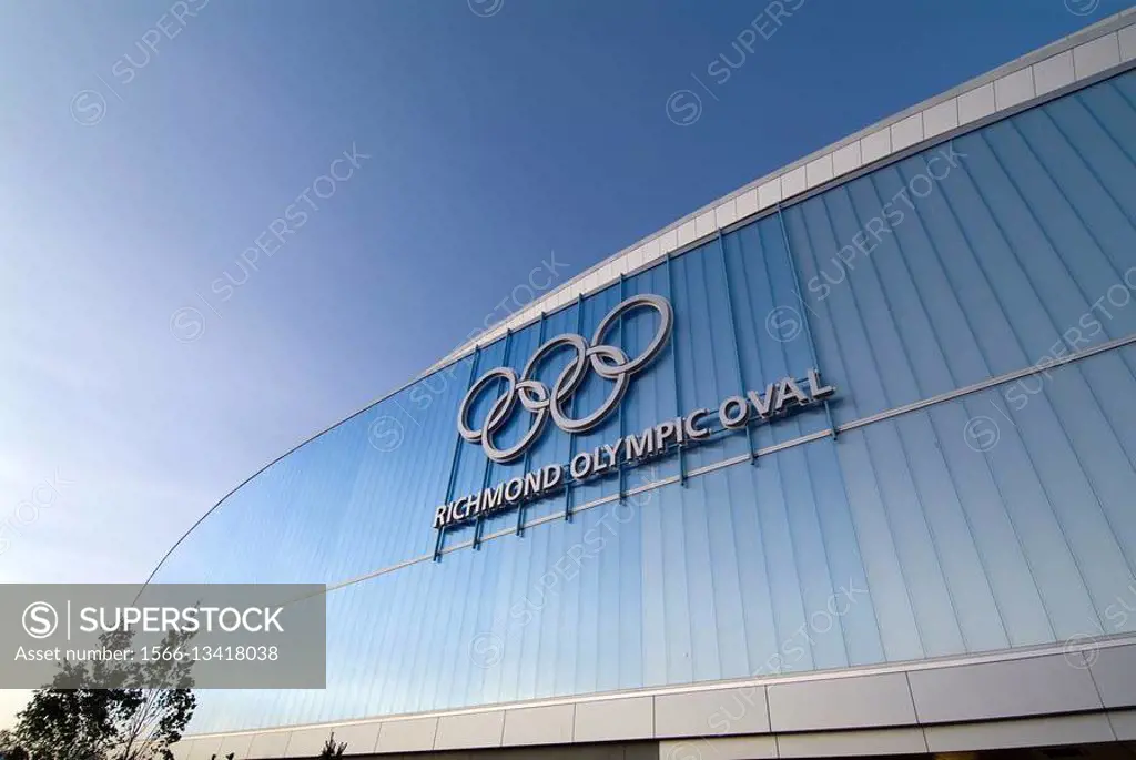 Richmond Olympic Oval, venue for speed skating at the 2010 Winter Olympic Games, Richmond, BC, Canada