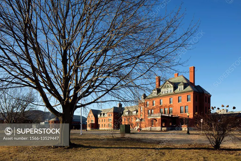 Vermont State Hospital mental asylum an prison, Waterbury, Vermont, USA