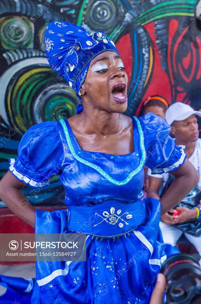 Rumba dancers in Havana Cuba. Rumba is a secular genre of Cuban music involving dance, percussion, and song. It originated in the northern regions of ...