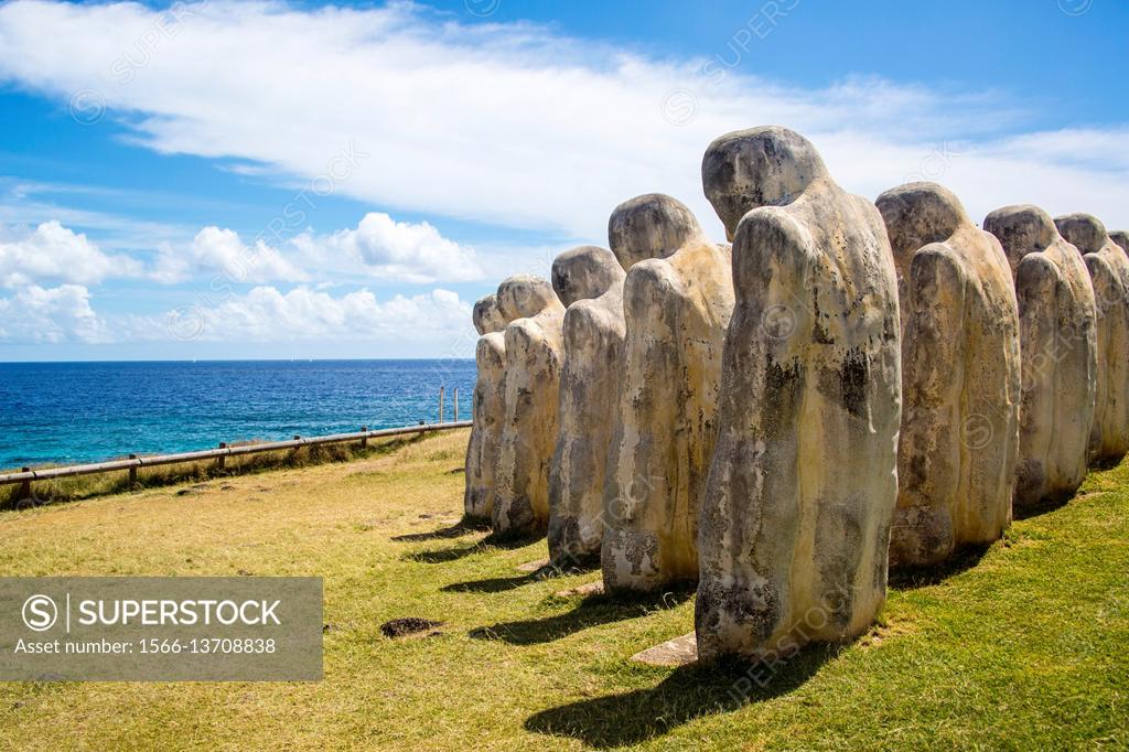 Memorial of L'anse Cafard, in Le Diamant, Martinique. This