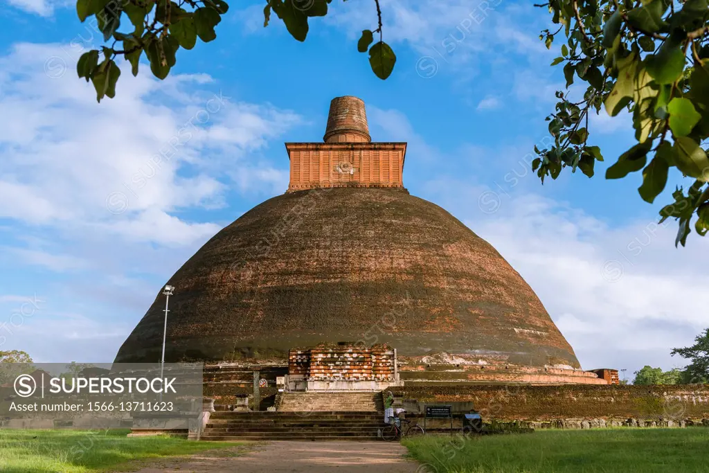 Jetavanaramaya Stupa, Sacred City of Anuradhapura, North Central Province, Sri Lanka, Asia.