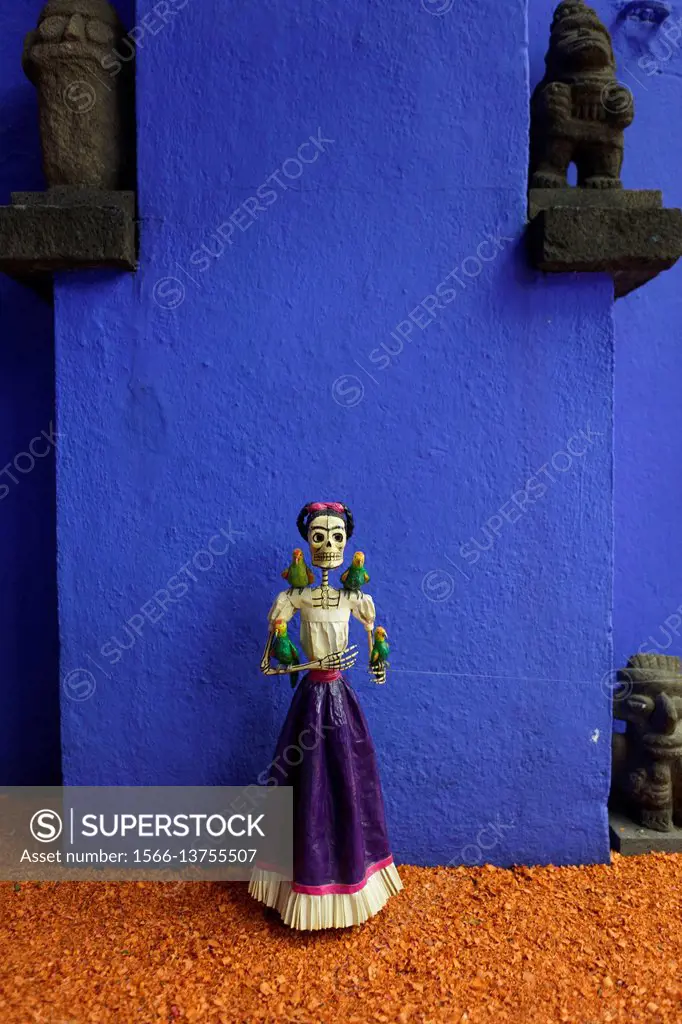Museo Frida Kahlo (La Casa Azul), Coyoacan, Distrito Federal, Mexico, America