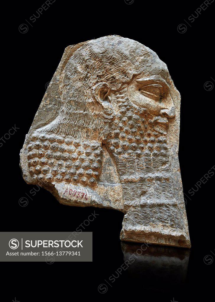 Stone Relief Sculptured Panel Of A Dignitary Inv Ao From Dur