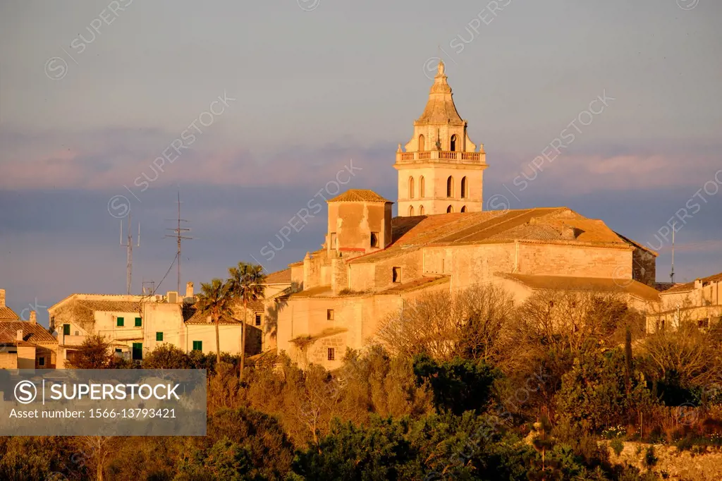 iglesia de Sant Pere, siglo XVII, Sencelles, Mallorca, balearic islands, spain, europe.