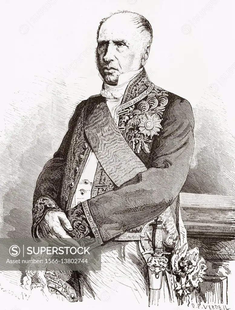 André Marie Jean Jacques Dupin, 1783-1865, aka Dupin the Elder. French advocate, president of the chamber of deputies and of the Legislative Assembly....