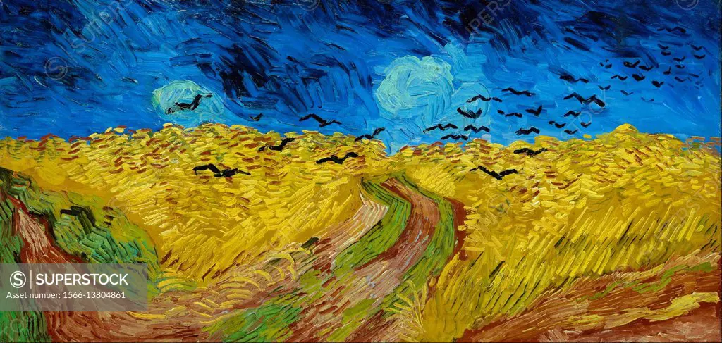 Vincent van Gogh Wheat Field with Crows Painting