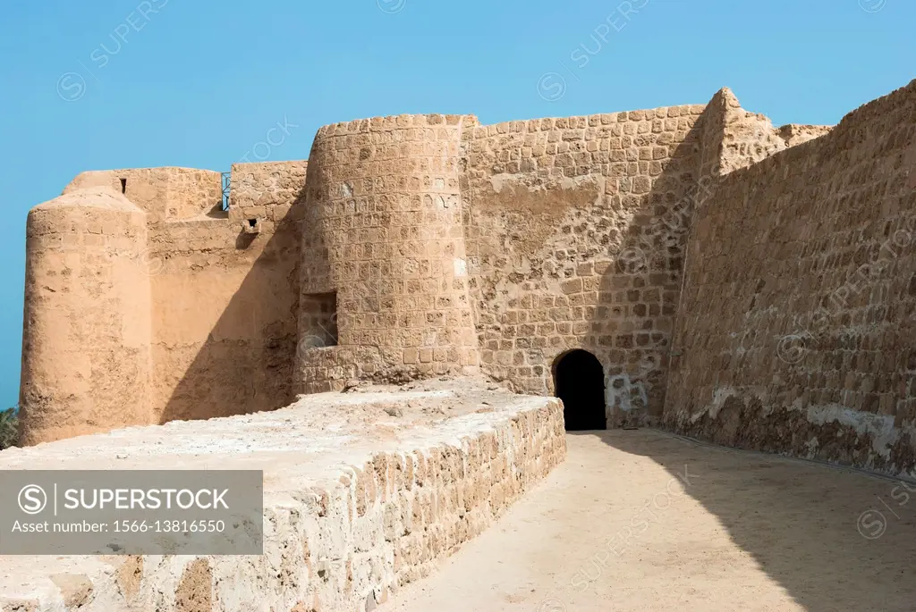 Qal at al-Bahrain (Bahrain Fort, Portuguese Fort). Bahrain, United Arab Emirates.