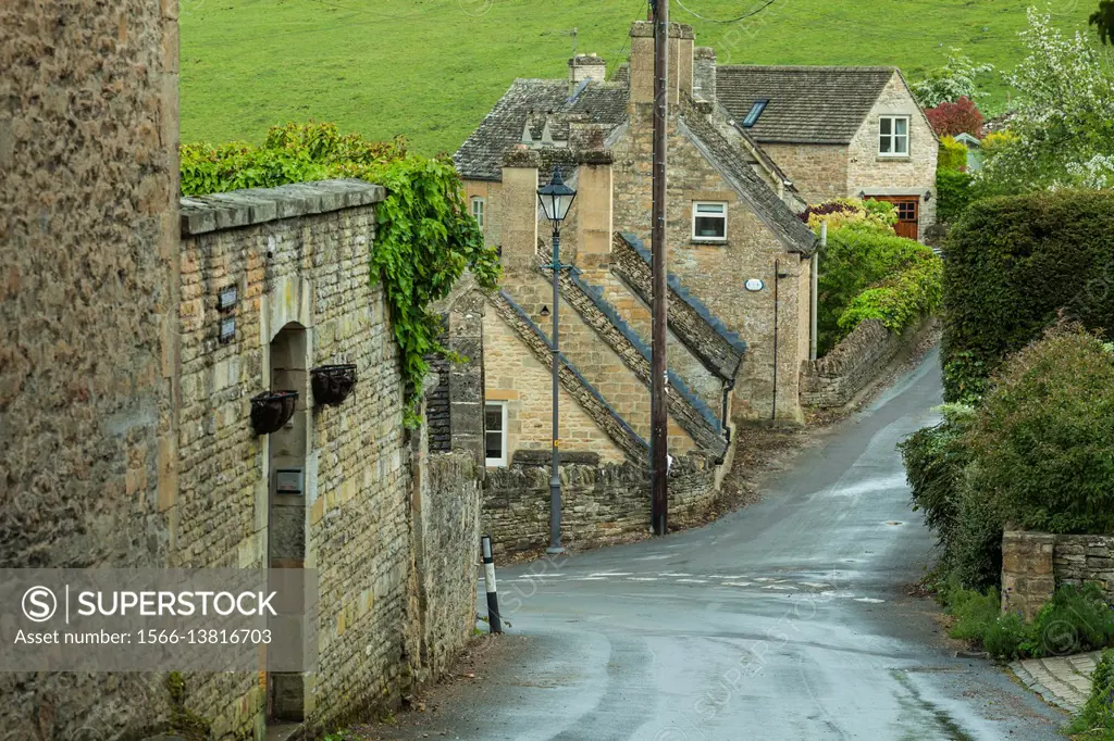 Naunton village in the Cotswolds, Gloucestershire, England.
