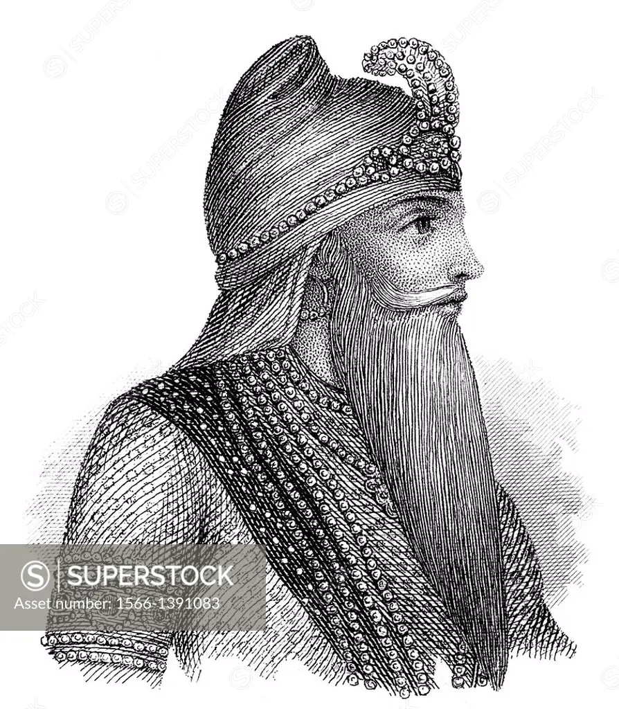 Maharaja Ranjit Singh, 1780 - 1839, the founder of the Sikh Empire.