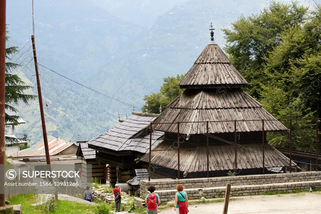 Tripura Sundari Temple, Kullu Valley, Naggar, India.