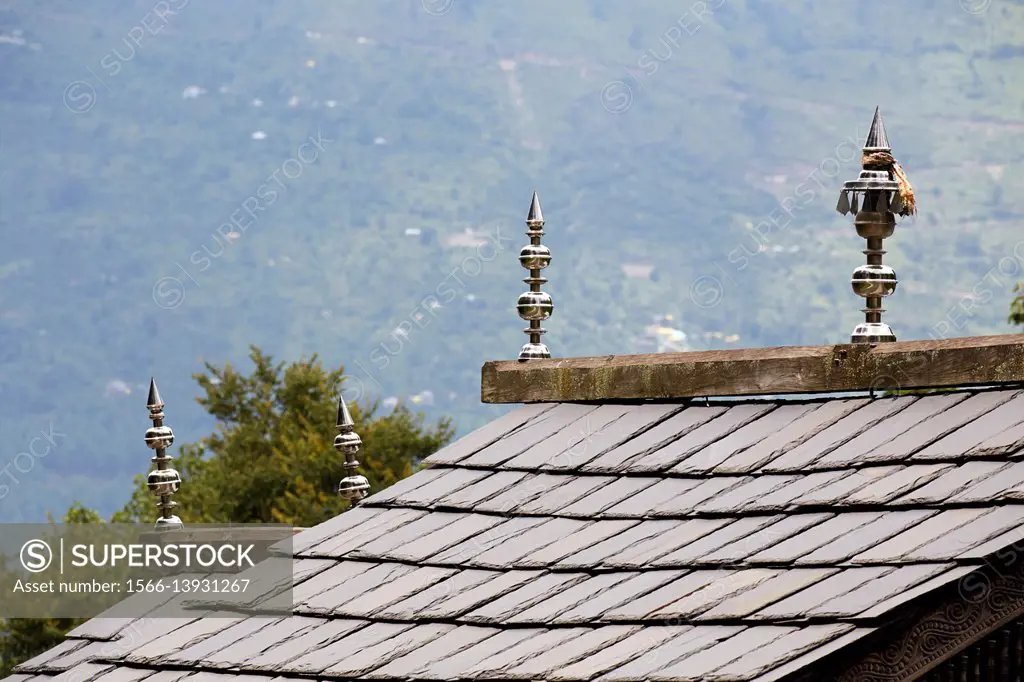 Tripura Sundari Temple, Kullu Valley, Naggar, India.