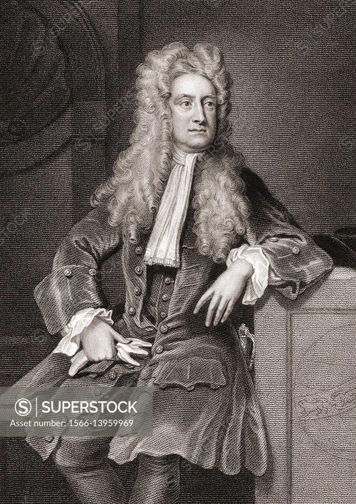 Sir Isaac Newton 1642 1727 English Physicist And Mathematical Scientist Superstock