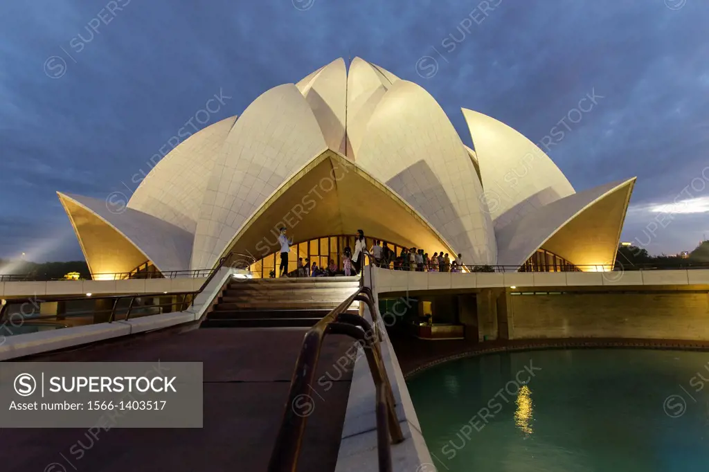 The Bahai Lotus Temple in Delhi is famous for its lotus-like shape. Inspired by a flowering lotus, the design is encircled by 27 marble petals around ...
