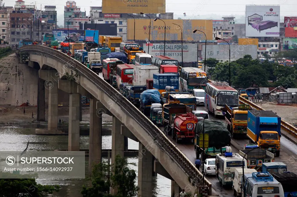 Dhaka, Bangladesh: Traffic jams have become intolerable in Dhaka. Some other major reasons are the total absence of a rapid transit system; the lack...