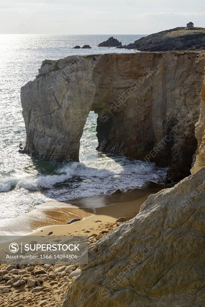 Arche de Port Blanc Saint Pierre Quiberon Morbihan Brittany