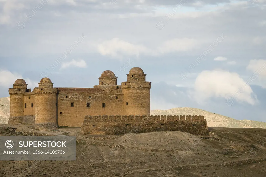 castillo de La Calahorra, marquesado del Cenete, municipio de La Calahorra, provincia de Granada, comunidad autónoma de Andalucía, Spain.