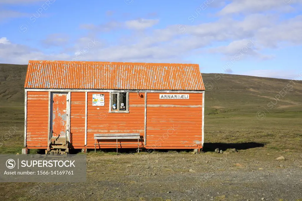 Scenery along the Kjolur Highland Road, Iceland, Europe.