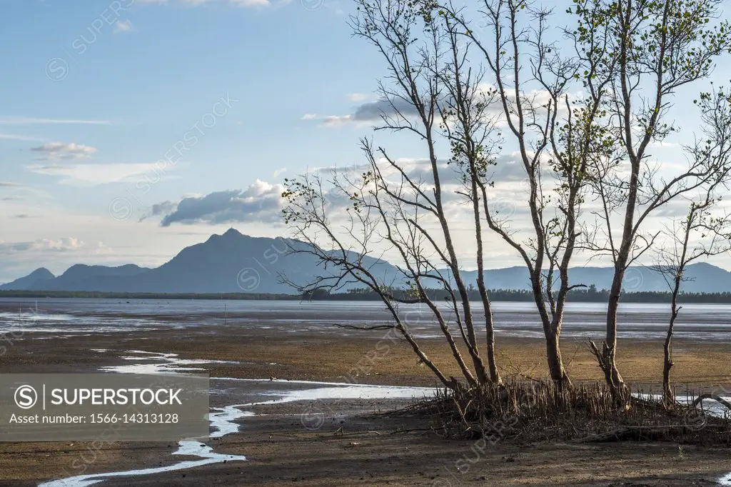 Sunset in Puteri Beach, Santubong, Sarawak, Malaysia