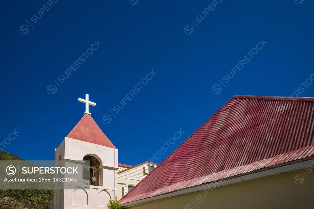 U. S. Virgin Islands, St. John, Coral Bay, Emmaus Moravian Church.