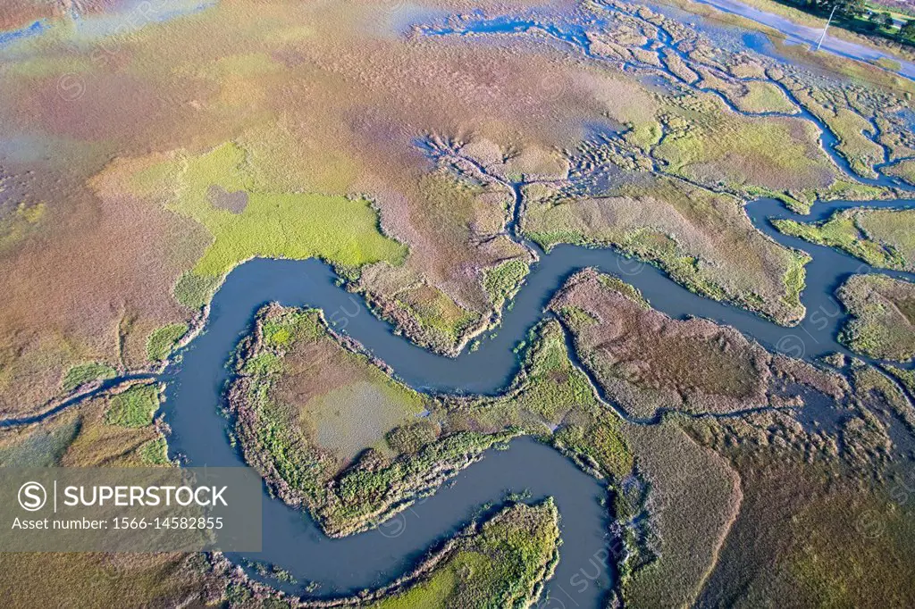 Shots of the stunning Georgia Sea Islands and coastal waterways for the cockpit of a Searey seaplane.