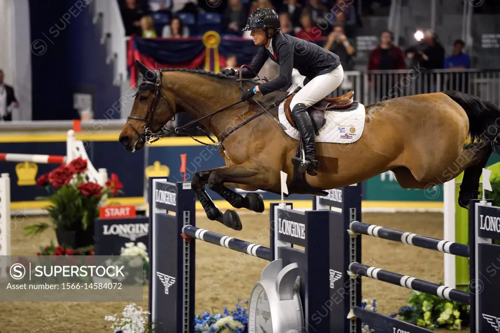 Amy Miller Canada riding Heros in the Longines FEI World Cup Show