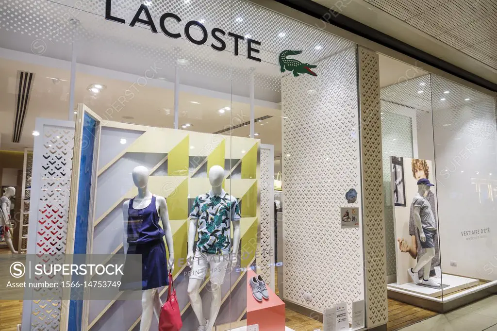 Argentina Buenos Aires Abasto Shopping Mall LaCoste boutique