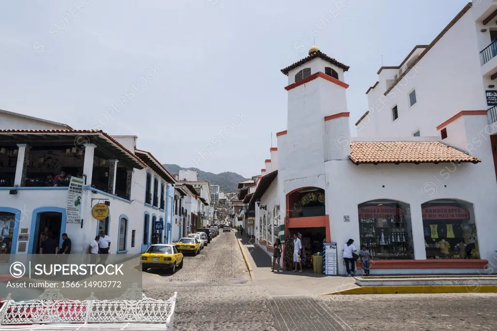 Downtown Puerto Vallarta. Jalisco State, Mexico.