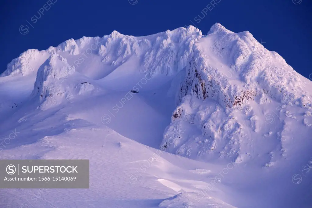 Mt Hood from Timberline, Mt Hood National Forest, Oregon.