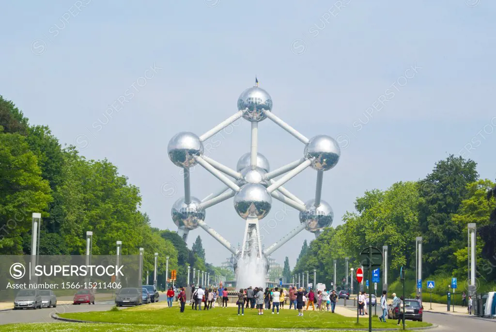 Atomium, Parc d'Osseghem, Laeken, Brussels, Belgium