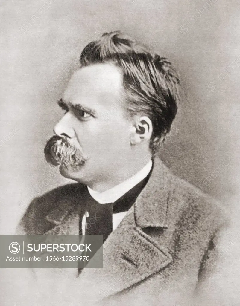 Friedrich Wilhelm Nietzsche, 1844-1900. German philosopher, cultural critic, composer, poet, philologist and a Latin and Greek scholar. After a contem...