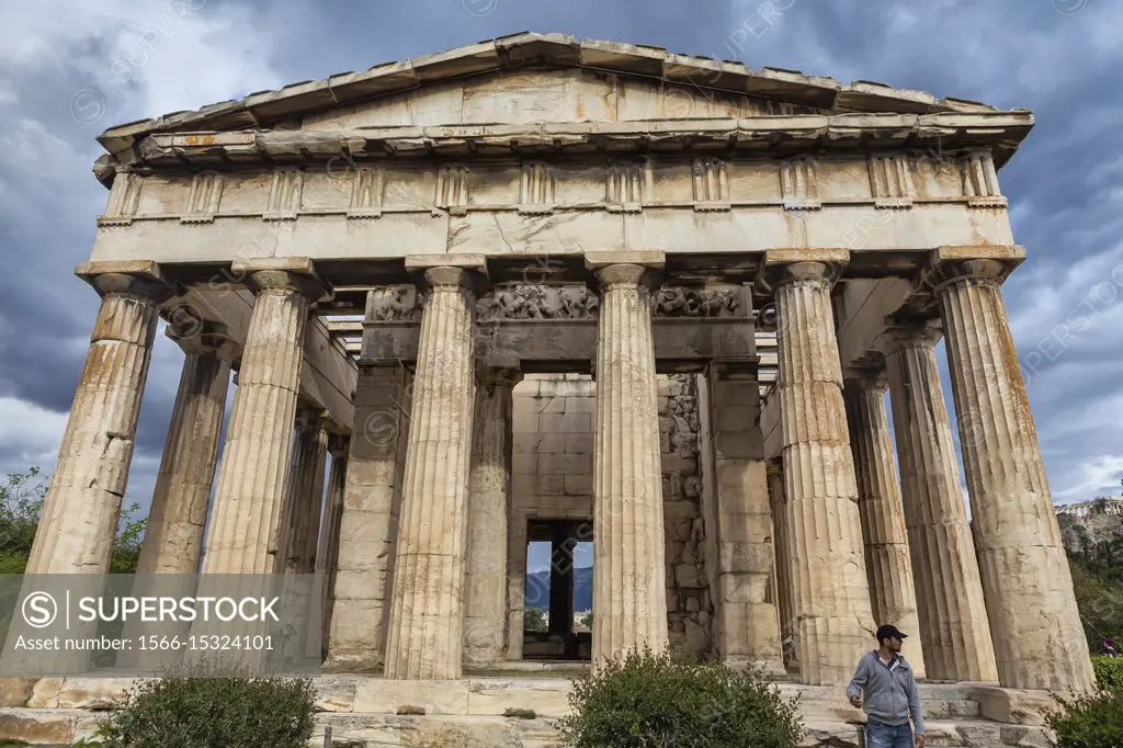 Temple of Hephaestus, Hephaestion, Theseion (415 BC), Ancient Agora, Athens, Greece.