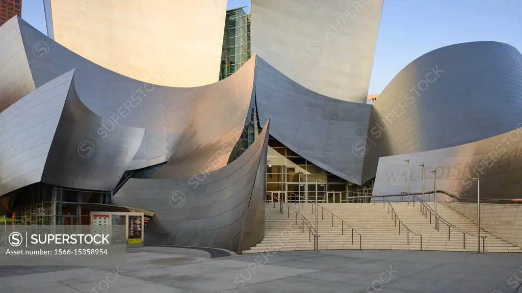 Disney Concert Hall, downtown Los Angeles, California, USA.