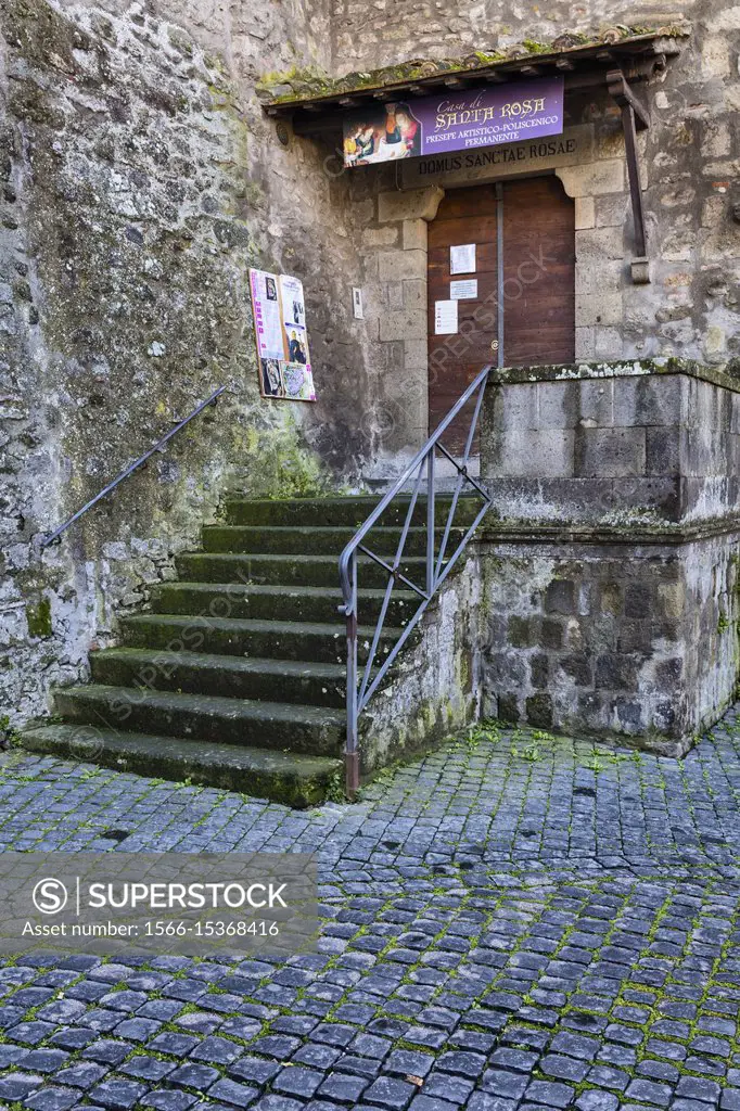 Hpuse of Saint Rose of Viterbo, Santa Rosa da Viterbo, Viterbo, Italy.