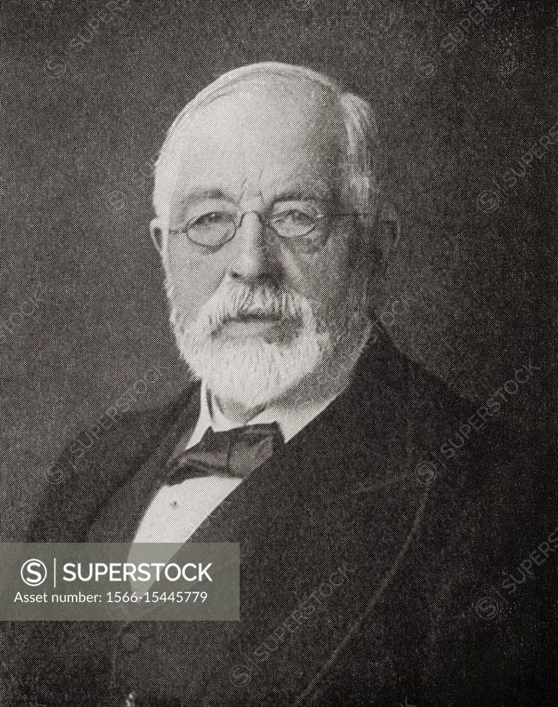 Sir Henry Tate, 1st Baronet, 1819-1899. English sugar merchant and philanthropist, noted for establishing the Tate Gallery in London. From The Busines...