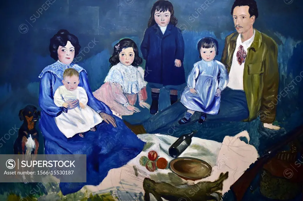 The Soler Family, a painting by Pablo Picasso, Fine Art Museum of Liege.