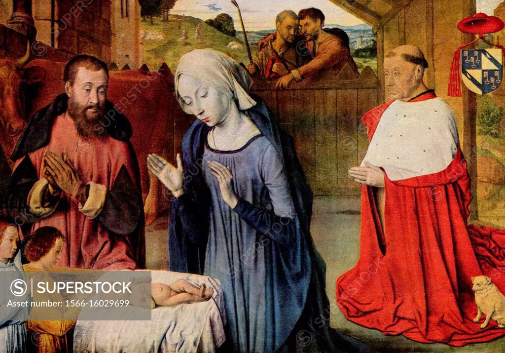 Jean Hey (or Jean Hay) a. k. a Master of Moulins - Nativity C 1490.